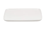 MOONIGHT TIME  Every Time Rectangular Dinner Plate, Set Of 6, 10.5" x 8.5", White