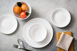 Corelle Winter Frost White Dinnerware Set  with lids (20-Piece, Service for 4)