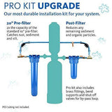 Aquasana Whole House Well Water Filter System w/ UV Purifier & Salt-Free Descaler - Filters Sediment & 97% Of Chlorine - Carbon & KDF Home Water Filtration - 500,000 Gl