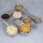 13-piece Measuring Cups and Spoons Set, 18/8 Stainless Steel Heavy Duty Good Grips with Ring Connector