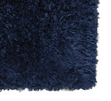 Ottomanson Flokati Collection Faux Sheepskin Shag Runner Rug, 2'X5', Navy