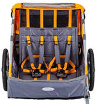 Instep Sierra Double Seat Foldable Tow Behind Bike Trailers, Converts to Stroller/Jogger, Featuring 2-in-1 Canopy and 20-Inch Wheels, for Kids and Children, Multiple Colors Available