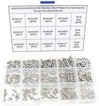 HVAZI #2-56 UNC Stainless Steel Phillips Pan Head Machine Screws Nuts Assortment Kit (#2-56UNC)