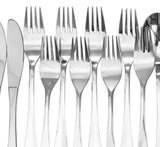 Darware 20-Piece Flatware Set, Service for 4 w/ Stainless Steel Tablespoons, Teaspoons, Forks, Salad Forks & Knives