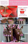 OMG Giant Cupcake Mold Pan - Huge Fun, Jumbo Smash Cake Big Silicone, Extra Large Cake Decorating Supplies, Icing Piping Bags Tips, Muffin Liner Cups, Oversize Baking and Frosting Accessories Gift Set