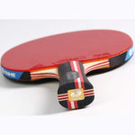 SSHHI Offensive Table Tennis Paddle,7 Layers of Wood,Ping Pong Racket Set,Can be Used by Beginners and Above, Strong/As Shown/Long Handle