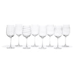 Mikasa Cheers Precision-Etched 16-oz White Wine Glasses, (Set of 4) - SW910-403