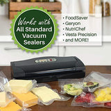 4 Jumbo 11" x 50' Commercial Vacuum Sealer Saver Bags Sous Vide Food Storage by VacSealBags