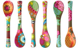 French Bull - Melamine Salad Servers - Salad Tongs - Serving Utensils - Mosaic (One Pair)