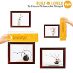 Picture Hanging Tools, Picture Hanger Vertical and Horizontal Levels Frame Hanging Tool, Picture Ruler, Easy Frame Tool for Marking Position and Measuring the Suspension and Horizontal Wall of Roof