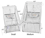 AmazingTraps The Amazing Humane Rat Trap w/Starter Bait - Catches Rats, Mice, Squirrels, Opossums, Moles, Weasels, Gophers, and Other Small Animals