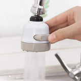 Kitchen Water Saver Tap 360 Degrees | Rotatable Swivel Faucet Nozzle Filter Adapter for Home, Restaurant & Hotel {2-Pack}