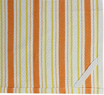 COTTON CRAFT - 12 Pack - Twill Stripe Kitchen Towel - Multi- 100% Cotton - Oversized 16x28 - Modern Clean Striped Pattern