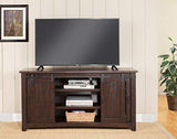 Martin Svensson Home Taos 65" TV Stand, Antique White & Aged Distressed Pine, Antique White and Aged Distressed Pine