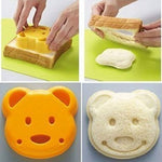 Perfect shopping New Little Bear Shape Sandwich Bread Cake Mold Maker DIY Mold Cutter Craft