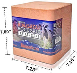 Compressed Himalayan Salt Lick for Horse, Cow, Goat, etc. Made from Specially Selected Higher Quality Himalayan Salt - Evenly Distributed Minerals - 100% Pure & Natural