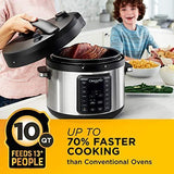 Crockpot 2100467 Express Easy Release | 6 Quart Slow, Pressure, Multi Cooker, 6QT, Stainless Steel