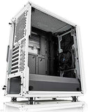 Fractal Design Meshify C - Compact Computer Case - High Performance Airflow/Cooling - 2X Fans Included - PSU Shroud - Modular Interior - Water-Cooling Ready - USB3.0 - Tempered Glass Light - Blackout