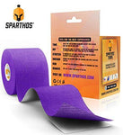 Sparthos Kinesiology Tape - Incredible Support for Athletic Sports and Recovery - Free Kinesiology Taping Guide! - Uncut 2 inch x 16.4 feet Roll