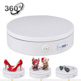 Yuanj Motorized Turntable Display, 360 Degree Electric Rotating Display Turntable for Display Jewelry, Watch, Digital Product, Shampoo, Glass, Bag, Models, Diecast, Jewelry and Collectibles