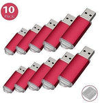 RAOYI 10Pack 2G 2GB USB Flash Drive USB 2.0 Memory Stick Thumb Drive Pen Drive Blue