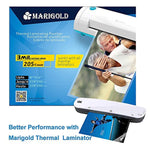 Marigold 205-Count Pack 3 mil Letter Size, 9"x11.5", Thermal Laminating Pouches Laminator Film Sheets for Laminator Machine (TLP3LTR)