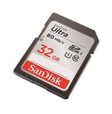 SanDisk 32GB Ultra Class 10 SDHC UHS-I Memory Card Up to 80MB, Grey/Black (SDSDUNC-032G-GN6IN)