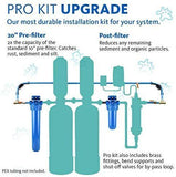 Aquasana Whole House Well Water Filter System w/ UV Purifier & Salt-Free Descaler - Filters Sediment & 97% Of Chlorine - Carbon & KDF Home Water Filtration - 500,000 Gl