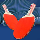 SSHHI Ping Pong Racket, Suitable for Beginners, 2 Pcs Ping Pong Paddle, Flared Handle, Strong/As Shown/C