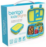 Bentgo Kids Brights – Leak-Proof, 5-Compartment Bento-Style Kids Lunch Box – Ideal Portion Sizes for Ages 3 to 7 – BPA-Free and Food-Safe Materials (Fuchsia)