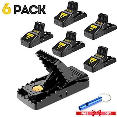 Mouse trap, Mouse Traps That Work Rat Trap Outdoor Indoor Best Snap Traps for Mouse/Mice Safe and Reusable 6 Pack Humane Mouse and Rat Traps