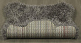 Ottomanson Flokati Collection Faux Sheepskin Lambskin Design Shag Rug, 2'X3', Dark Grey