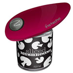 Electric Can Opener, Restaurant can Opener, Smooth Edge Automatic Electric Can Opener! Chef's Best Choice (Classic-Red)