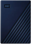 WD 2TB My Passport for Mac Portable External Hard Drive - Blue, USB-C/USB-A - WDBA2D0020BBL-WESN