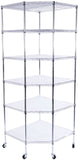 SoSo-BanTian1989 72"x28"x28" Commercial 6 Tier Adjustable Wire Metal Shelf Rack (Chrome)