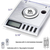 Smart Weigh GEM20 High Precision Digital Milligram Scale 20 x 0.001g Reloading, Jewelry and Gems Scale