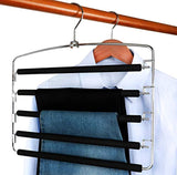 TOPIA HANGER Pants Hangers Slacks Hangers 2 Pack, Swing Arm Slack Hanger, Space Saving Non-Slip Foam Padded Closet Storage Organizer for Pants Jeans Trousers Skirts Scarf CT08B