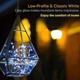 RNTop LED String Lights, Battery Battery Operated String Lights, Warm White Moon lights, Waterproof, Perfect for Indoor,Outdoor,Bedroom, Patio, Garden, Gate, Yard, Parties, Wedding (Cool White)