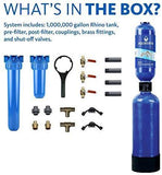 Aquasana Whole House Well Water Filter System w/ UV Purifier & Salt-Free Descaler - Filters Sediment & 97% Of Chlorine - Carbon & KDF Home Water Filtration - 500,000 Gl