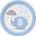 Blue Elephant Baby Shower Party Package - Serves 16 (Blue)