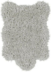 Ottomanson Flokati Collection Faux Sheepskin Lambskin Design Shag Rug, 2'X3', Dark Grey