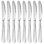 Dinner Knives, MCIRCO 8 Piece 18/10 Heavy-Duty Stainless Steel Butter Knives Dinner Knife Set Table Knives Flatware Set