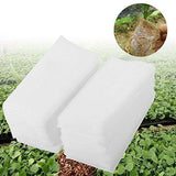 Nursery Bags Non-Woven Fabrics Raising Seeds Plants Pouch Sack Home Garden Supply 100Pcs(20 * 22cm)