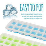 Happy To Go Ice Cube Trays with Lids – Pack of 4