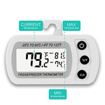 2 Pack Digital Refrigerator Freezer Thermometer,Max/Min Record Function with Large LCD Display