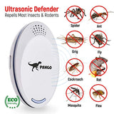 Ultrasonic Pest Repeller | Ultrasonic & Ultrasound Pest Repellent - Pest Reject - Set of 4 Electronic Pest Control - Plug in Home Indoor Repeller - Get Rid of Mosquitos, Insects, Rodents, Ants, Rats