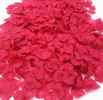 CODE FLORIST 2200 PCS Dark-Red Silk Rose Petals Wedding Flower Decoration