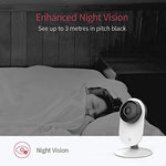 YI 4pc Home Camera, 1080p Wi-Fi IP Security Surveillance System with Night Vision, Baby Monitor on iOS, Android App - Cloud Service Available