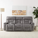 Lane Home Furnishings 50755BR-195 Dorado Charcoal CUDDLER RECLINER