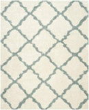 Safavieh Dallas Shag Collection SGD257A Dark Grey and Ivory Area Rug (8'6" x 12')